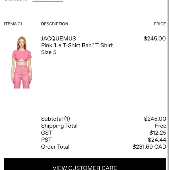 Jacquemus Pink T-shirt - Picture 5 of 5